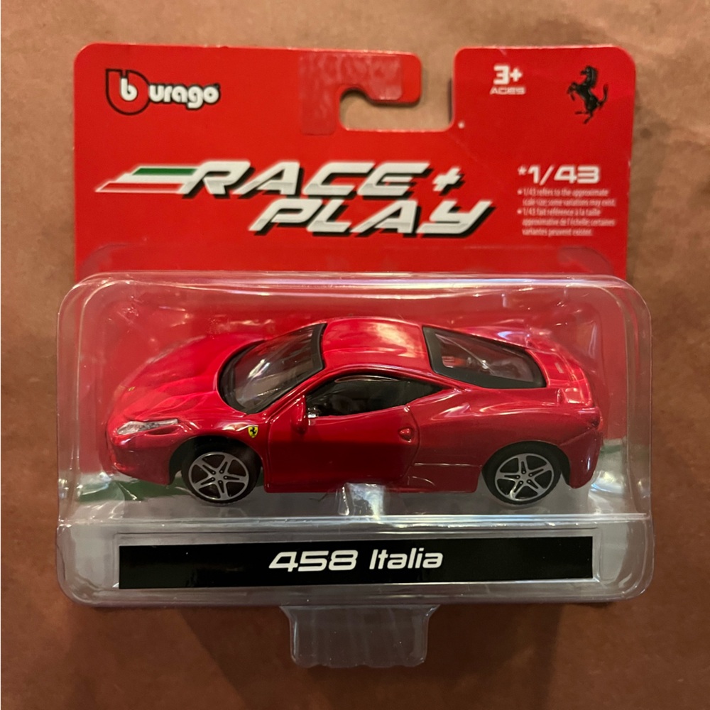Ferrari 458 Italia Red Toy Car